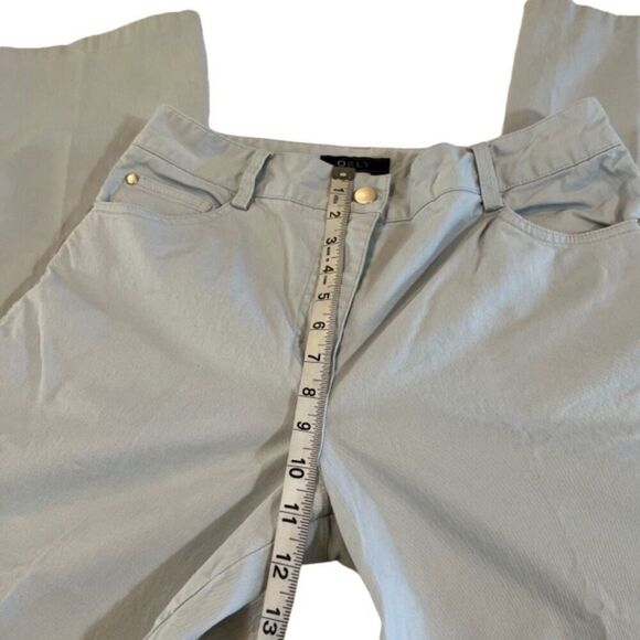 ORLY Women's Light Blue Pants Stretch Straight Leg Size 8 - Picture 8 of 11